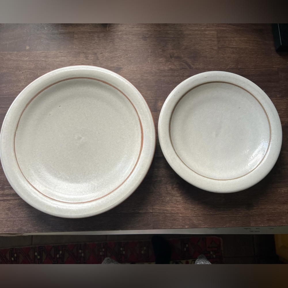 East Fork Wheel Thrown Plates - RARE